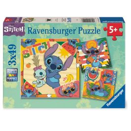 RAVENSBURGER Puzzle Disney Stitch 3x49 piezas 21x21cm para +5 años Precio: 11.49999972. SKU: B124S8VNVV
