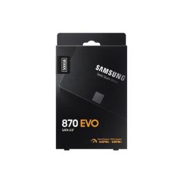Samsung MZ-77E500B/EU Disco SSD 870 EVO 500GB SATA III 2.5" - Velocidad Lectura 560MB/s Escritura 530MB/s, 5 años garantía Samsung MZ-77E500B/EU Disco SSD 870 EVO 500GB SATA III 2.5" - Velocidad Lectura 560MB/s Escritura 530MB/s, 5 años garantía