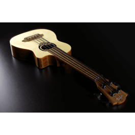 LAG Ukelele Tiki Uku Mini Bass Cutaway Eletroacustico Lag