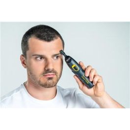 Wahl 09893-0460 Multigroomer con/sin Cable para Nariz, Orejas y Cejas, Agarre Extremo Avanzado, 4 Cabezales Intercambiables y 8 Peines Guía