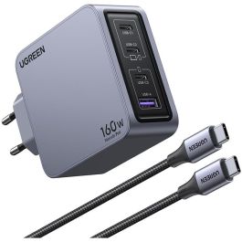 Ugreen Nexode Pro 160W Cargador GaN con Cable USB-C