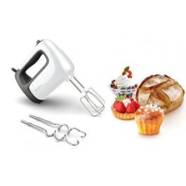 MOULINEX Batidora eléctrica de cocina 500W Regulación Turbo 5 velocidades 2 batidores + 2 amasadoras acero inoxidable Prep'Mix+ HM460110 MOULINEX Batidora eléctrica de cocina 500W Regulación Turbo 5 velocidades 2 batidores + 2 amasadoras acero inoxidable Prep'Mix+ HM460110