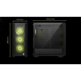 MSI Caja PC MAG FORGE 330R AIRFLOW ATX Negro 306-7G23R42-HH9