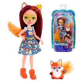 Enchantimals Fxm71 Muñeca Felicity Fox y su Amiga Zorra Flick - Set de Juego con Figura de Animal de 15 cm, Ropa y Accesorios, Edad +4 Años