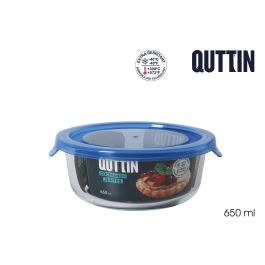 Fiambrera Redonda con Tapa Azul 15 cm - Quttin (6 Unidades) Precio: 13.6900005. SKU: B1DAJDPJ9T