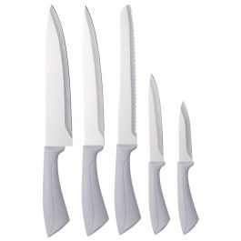 Day Juego De 5 Cuchillos Chef, Pan, Cocina, Vegetales Y Hierbas con Hoja De Acero Inoxidable Y Mango De Plástico
