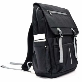 Ewent EW2537 Mochila Unisex Vintage para Portátil 16.1 pulgadas, Impermeable 27L rPET Antirrobo