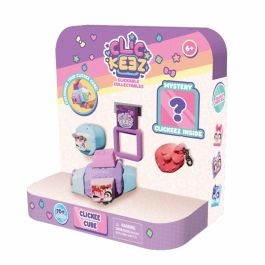 Goliath Llavero Deluxe Clickeez GOL8720077343238 con 1 cubo, 4 clickeez y 3 dijes para coleccionar. Edades 6+