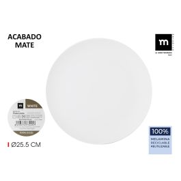 Plato Llano Melamine White 25.5 cm - La Mediterranea (24 Unidades) Precio: 43.68999998. SKU: B18B6PV6NZ