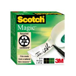 Cinta Adhesiva Scotch Magic Invisible 33 Mt X 19 mm Pack De 6 Unidades