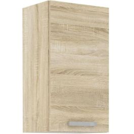 Mueble alto con 1 puerta batiente - Decoración roble Sonoma - An. 40 x Pr. 31,6 x 72 cm - LASSEN Precio: 84.50000031. SKU: B18KQEJFJB