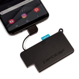 Veho Veho Pebble Pokket 1000mAh micro size keyring Power Bank - Black Veho Veho Pebble Pokket 1000mAh micro size keyring Power Bank - Black