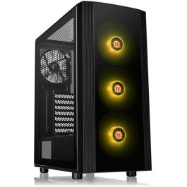 Thermaltake Versa J25 TG RGB - Torre Gaming RGB con Panel Lateral de Cristal Templado