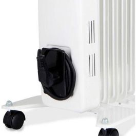 Orbegozo RH 1000 Radiador de Aceite 5 Elementos, 1000W con 2 potencias (500-1000W), termostato y seguridad