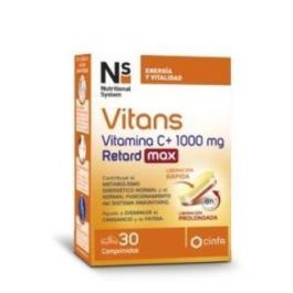 Ns Vitans Vitamina C+ 1000 Ret Max 30 Comp Precio: 13.9900002. SKU: B1GHKXEM96