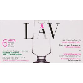 Set de 6 vasos Arya 310 cc - Lav (8 Cajas) Set de 6 vasos Arya 310 cc - Lav (8 Cajas)