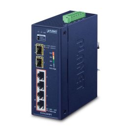 Planet Switch industrial 4 puertos PoE Gigabit 10/100/1000T 802.3at + 2 SFP 100/1000/2500X IP40 Precio: 289.49999958. SKU: B1GR69HYQ7