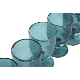 Copa Basicos DKD Home Decor Turquesa 8 x 14 x 8 cm Set de 6 Copa Basicos DKD Home Decor Turquesa 8 x 14 x 8 cm Set de 6