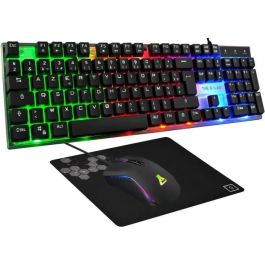 The G-Lab COMBO YTTRIUM Combo Gaming 3 en 1: Teclado retroiluminado silencioso, Ratón gaming 2400 DPI y Alfombrilla para PC, PS4, Xbox Precio: 43.49999973. SKU: B13RLAD26L