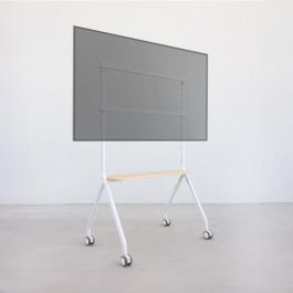 TOOQ Soporte suelo ruedas "ILOVE" pantalla 49-80 blanco