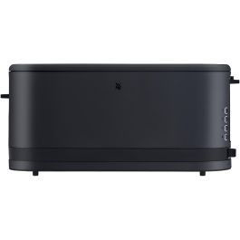 WMF 0414120071 Tostador de ranura larga KITCHENminis 900W Negro con 7 niveles, funciones de descongelar y recalentar