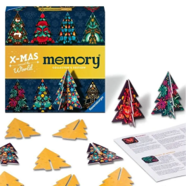 Ravensburger Juego de Memoria Navideño Educativo con Observación, Asociación y Memorización - Edad 6 - 22350