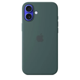 Apple Funda de Silicona con MagSafe para iPhone 16 Plus - Verde Lago Precio: 76.4999994. SKU: B1FW988KAN
