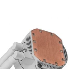 Mars Gaming MLONE120 Sistema de Refrigeración Líquida Blanco - Espejo Infinito FRGB, 200W TDP, Bomba OPTI-CHAMBER, Multi-Socket Universal