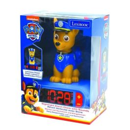 Lexibook Rl800Pa Reloj Despertador infantil Patrulla Canina Chase. Luz nocturna y alarma con sonidos de Patrulla Canina +3 años
