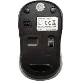 Equip Ratón Óptico Inalámbrico Wireless 2.4Ghz 1200DPI Plug and Play Ergonómico