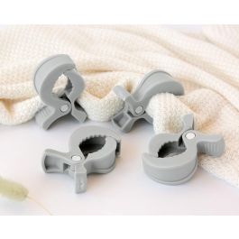 KioKids Pinzas para Muselinas Gris X4 Precio: 4.90000027. SKU: B1HMCBKG99