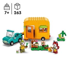LEGO Animal Crossing 77054 Caravana de Gandulio y Tienda de Jardinería con 2 minifiguras y accesorios