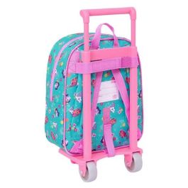 Mochila Escolar con Ruedas My Little Pony Magic Rosa Turquesa 22 x 27 x 10 cm