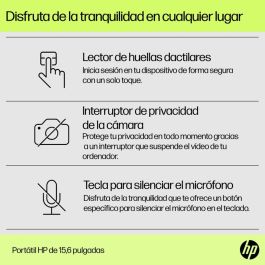 HP 15-fd0233ns Portátil 15.6" Full HD Intel Core i5-1334U 16GB DDR4 RAM 512GB SSD FreeDOS Iris Xe Graphics Plata HP 15-fd0233ns Portátil 15.6" Full HD Intel Core i5-1334U 16GB DDR4 RAM 512GB SSD FreeDOS Iris Xe Graphics Plata