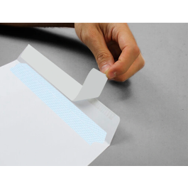 Liderpapel Sobre C5 162x229mm Blanco Tira de Silicona Caja 500 Unidades