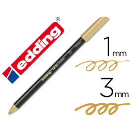 Edding Rotulador 1200 Punta Fina Oro Metálico (Set de 10) Grosor 1-3 mm (Set de 10) Precio: 12.89000053. SKU: B1FZL2P2K6