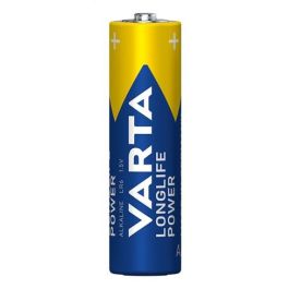 Varta 92400121812 Pilas Alcalinas LR03 AAA / LR6 AA 1.5V Longlife Power 8uds + Mini Linterna LED de Llavero