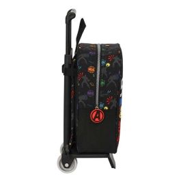 Mochila Escolar con Ruedas The Avengers Super heroes Negro (22 x 27 x 10 cm) Mochila Escolar con Ruedas The Avengers Super heroes Negro (22 x 27 x 10 cm)