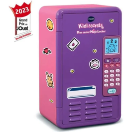 Vtech Taquilla Secreta KidiSecrets Rosa con Pantalla LCD, Canciones y Código de Seguridad para Niñas Precio: 61.49999966. SKU: B15S25R8CM