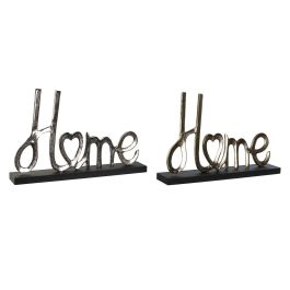 Decoracion Urban DKD Home Decor Plateado Dorado 8 x 29 x 46 cm (2 Unidades)