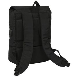 SAFTA Mochila Mickey Disney 39cm con Compartimento Portátil 13.3", USB, Ergonómica y Adaptable a Maleta