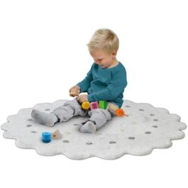 SES Creative 13102 Perlas Sensoriales para Encajar - Kit para Crear Collares DIY con Hilo Seguro, Explora Formas, Colores y Texturas