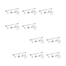 Emuca Lote de 10 pistones para puertas elevables H, 8kg, recorrido 100mm, con enganches, Acero y Plástico, Gris metalizado Emuca Lote de 10 pistones para puertas elevables H, 8kg, recorrido 100mm, con enganches, Acero y Plástico, Gris metalizado Precio: 25.4999998. SKU: B16WY8T3TG