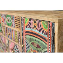 Giner y Colomer Mueble T.V. de Madera de Mango Natural Multicolor 60x105 cm