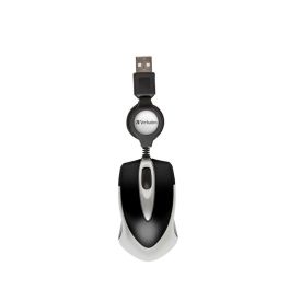 Verbatim Go Mini Ratón Óptico de Viaje USB Retráctil 1000 DPI Portátil Ambidextro Negro Verbatim Go Mini Ratón Óptico de Viaje USB Retráctil 1000 DPI Portátil Ambidextro Negro