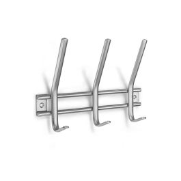 Inofix Colgador de acero inoxidable 6 ganchos doble cromado