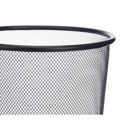 Papelera Rejilla Negra Pincello 24 cm - Metal (12 Unidades) Papelera Rejilla Negra Pincello 24 cm - Metal (12 Unidades)