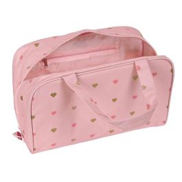 Neceser Escolar Glow Lab Hearts Rosa 31 x 14 x 19 cm Neceser Escolar Glow Lab Hearts Rosa 31 x 14 x 19 cm