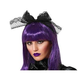 Diadema Halloween Lazo Negro - Accesorio para Disfraces Góticos, Lolita Siniestra o Muñeca Rota Precio: 1.49999949. SKU: S1131770