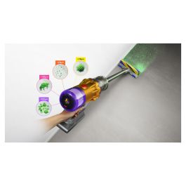 Dyson V12 Detect Slim Absolute Aspiradora Escoba Sin Bolsa Ciclónica Níquel Amarillo 0,35L 60min 545W